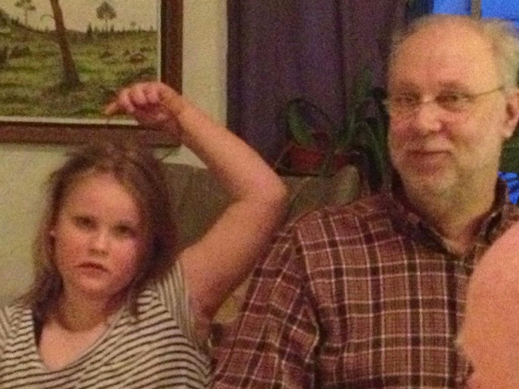 Clara och moffi Roger